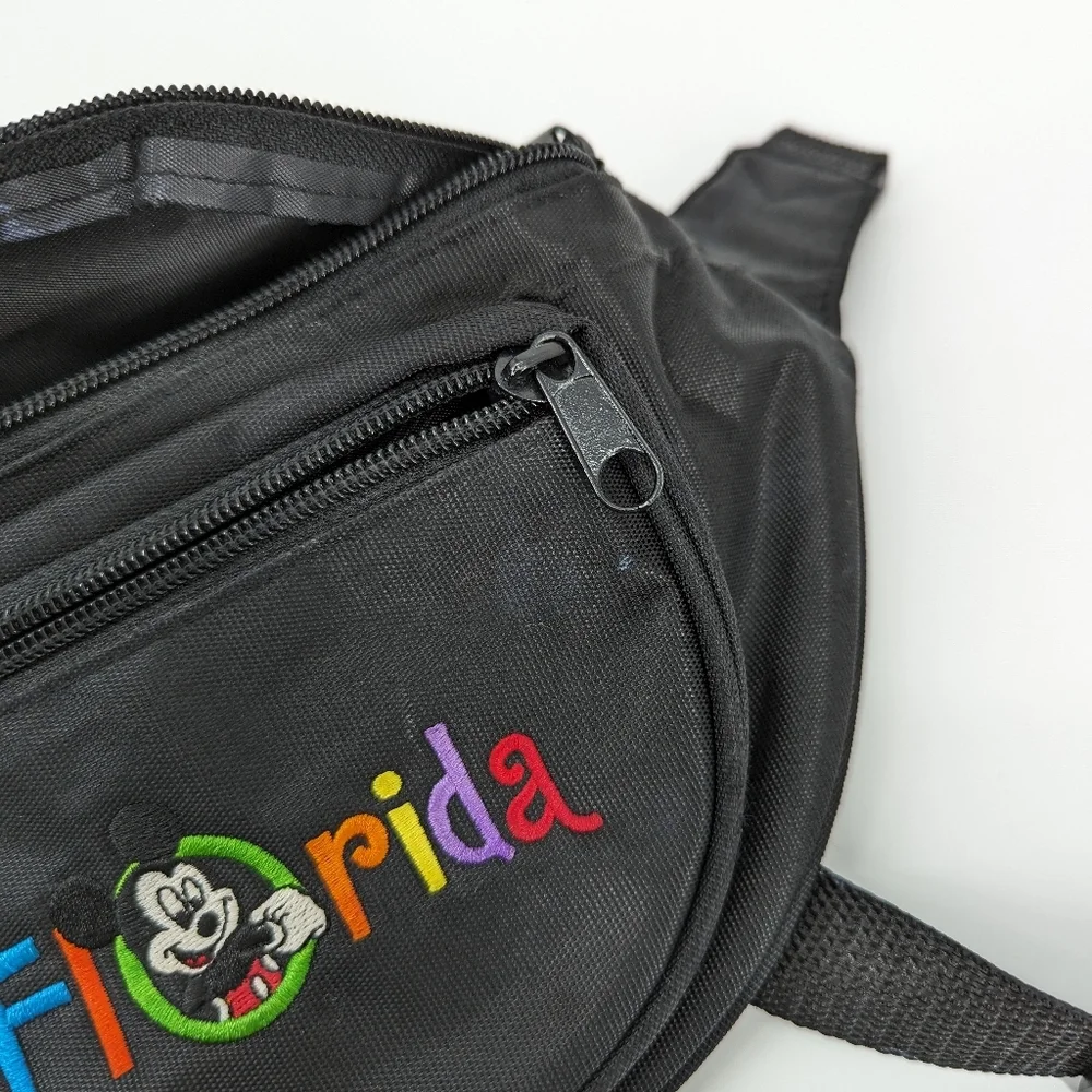 Disney | Florida Embroidered Mickey Mouse Belt Bag Fanny Pack - Picture 3 of 9